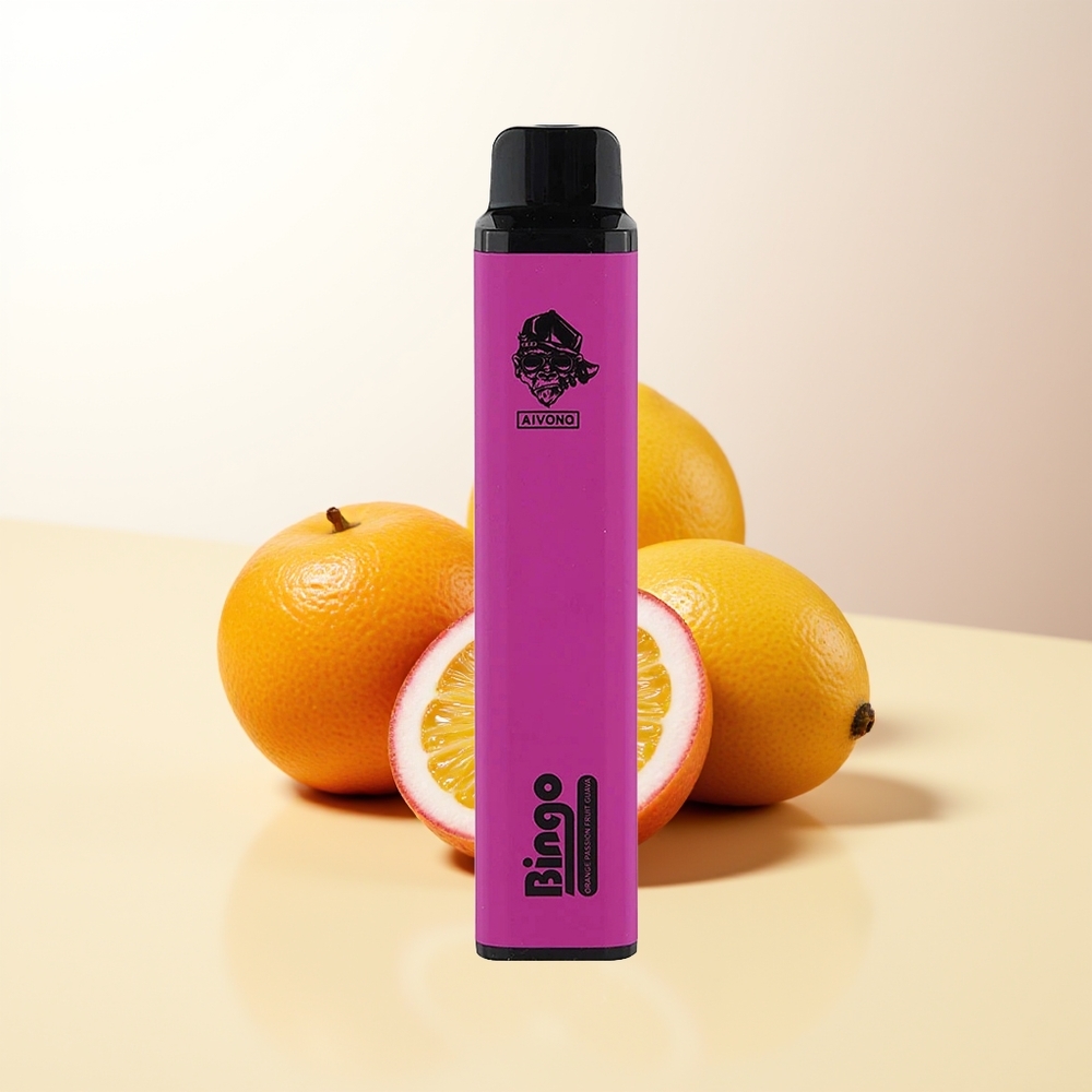Aivono Aim Bingo 4000 Puffs Apelsin Passionfrukt Guava Rechargeable 10mL 1000mAh