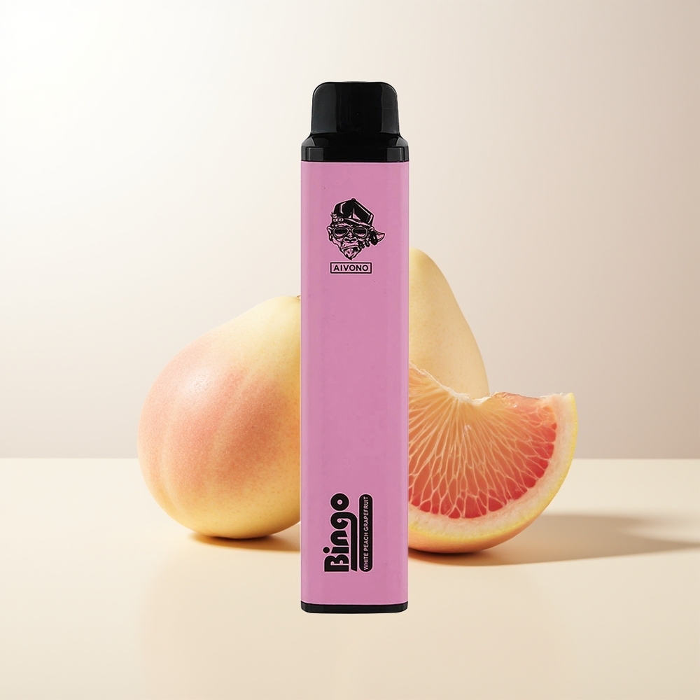Aivono Aim Bingo 4000 Puffs Vit Persika Grapefrukt 1000mAh 10mL 5