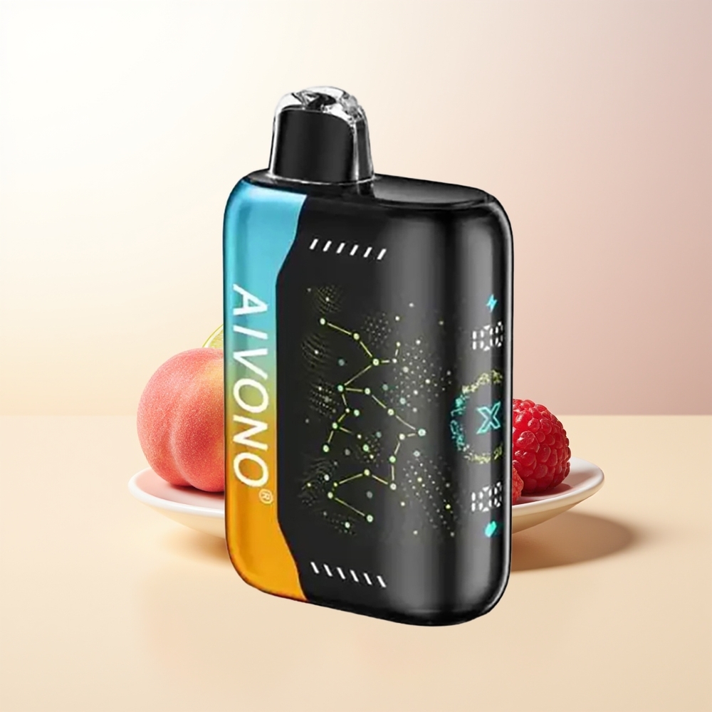 Aivono Aim Boom 25000 Puffs Hallon Persika Lime 0 2 3 5 Nikotin 28ml E-Vätska 650mAh Batteri 12 ohm Mesh Coil Type-C Laddning 90g Vikt