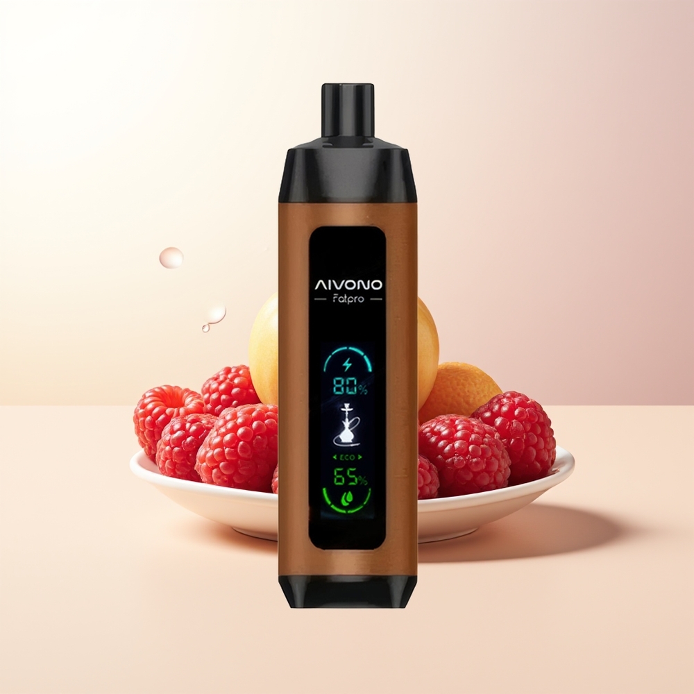 Aivono Aim Fatpro 22000 Puffs Körsbär Hallon Rechargeable Mesh Coil Dual Modes
