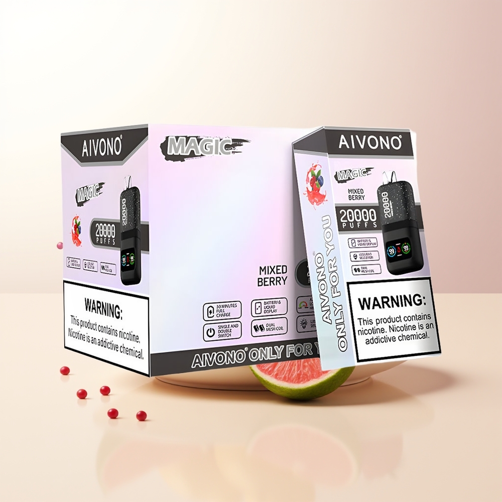 Aivono Aim Magic 20000 Puffs Blandade Bär LCD Typ-C Laddbar