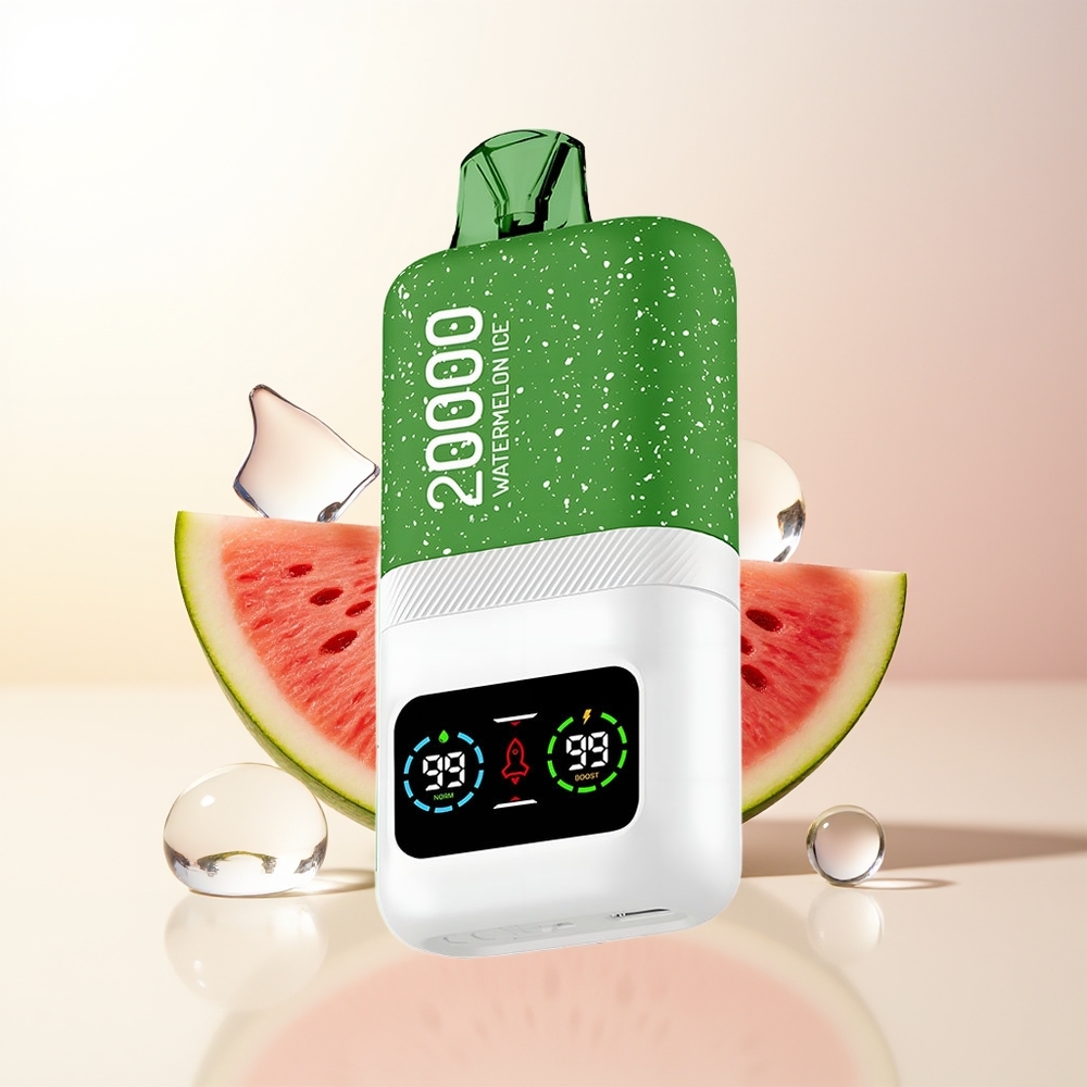 Aivono Aim Magic 20000 Puffs Vattenmelon Is LCD Typ-C Laddbar Dual Mesh Coils 26ml E-vätska