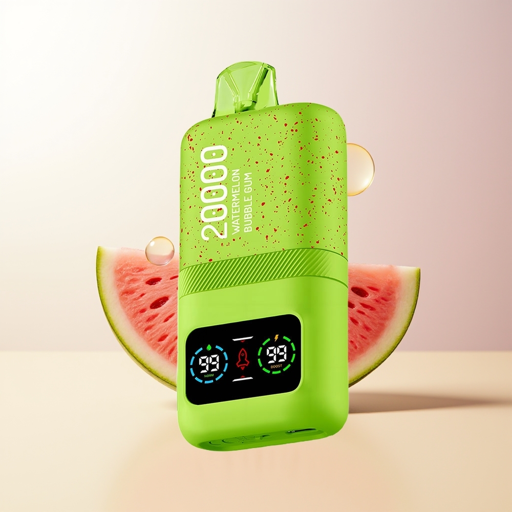 Aivono Aim Magic 20000 Puffs Vattenmelon Tuggummi LCD Typ-C Laddbar Dual Mesh Coils