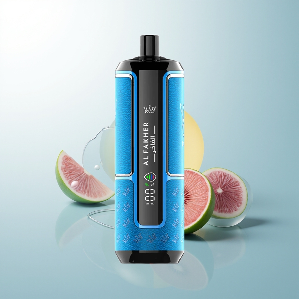 Al Fakher Crown Bar 15K Blå Hav Hypermax Engångs Vape Kit 22ml 600mAh Typ-C Port DTL 6mg/ml