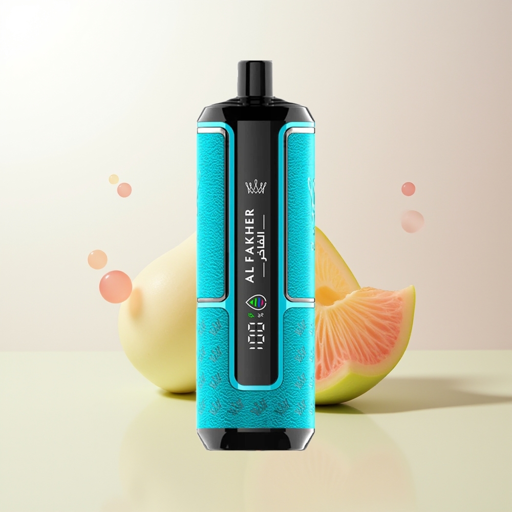 Al Fakher Crown Bar 15K Tuggmynta Hypermax Engångs Vape Kit 22ml 600mAh Type-C DTL 6mg/ml