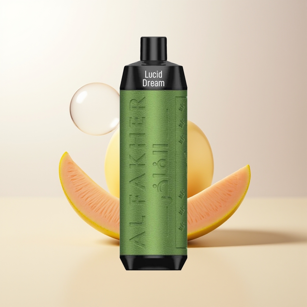 Al Fakher Crown Bar 8000 Kristall Engångs Vape Ljus Dröm 600mah 18ml 5mg 06ohm USB-C