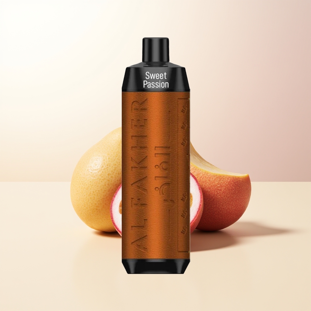 Al Fakher Crown Bar 8000 Söt Passionfrukt 600mah 18ml 5mg USB-C