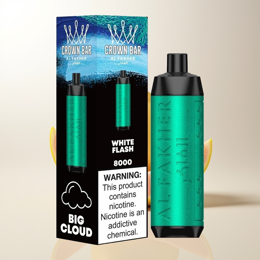 Al Fakher Crown Bar 8000 Vit Blink 600mah 18ml 5mg 06ohm USB-C