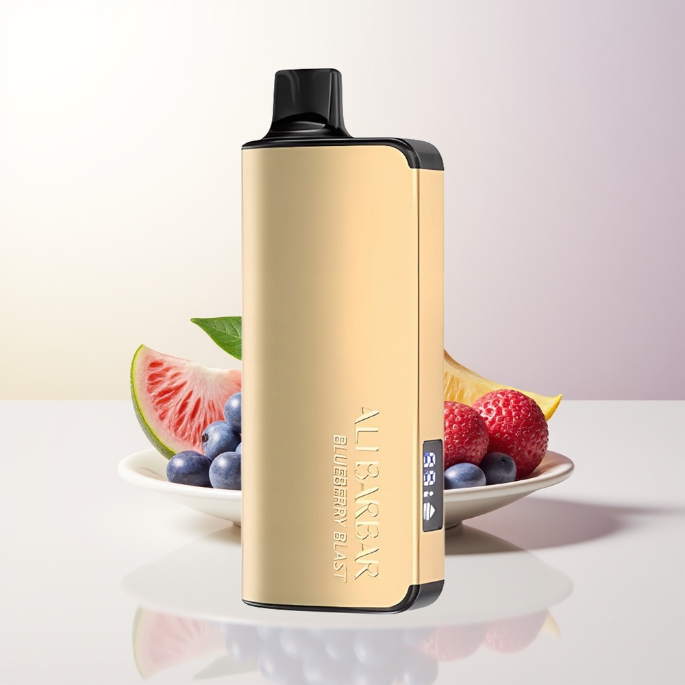 Alibarbar Ingot 9000 Puffs Blåbärsblast 22ml 2350mAh LED Display