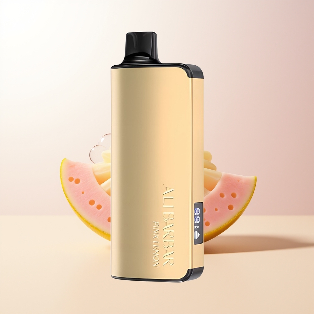 Alibarbar Ingot 9000 Puffs Rosa Citron 22ml 2350mAh LED Display