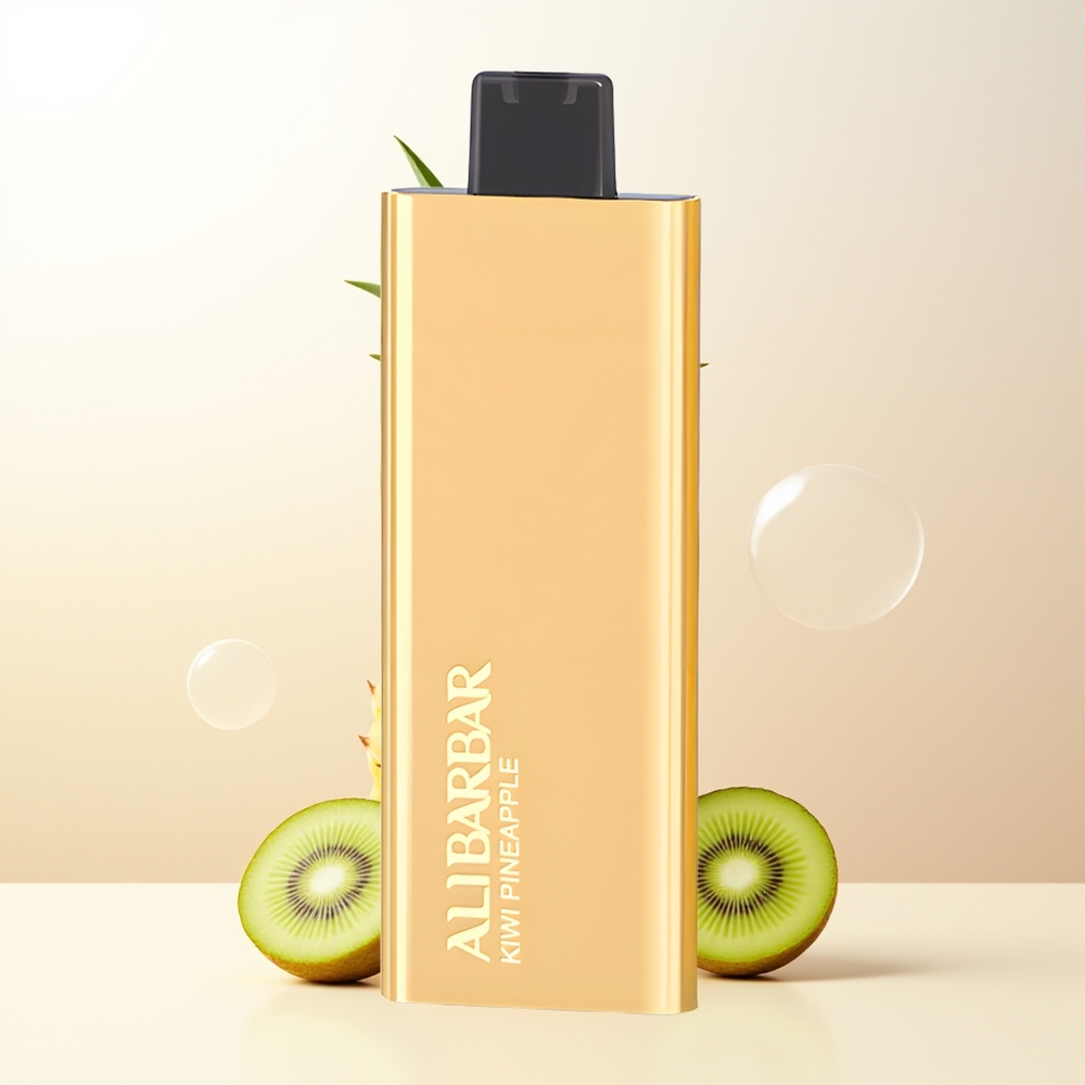 Alibarbar Pandora 7000 Puffs Kiwi Ananas Engångs Vape 17 ml 10 Ohm