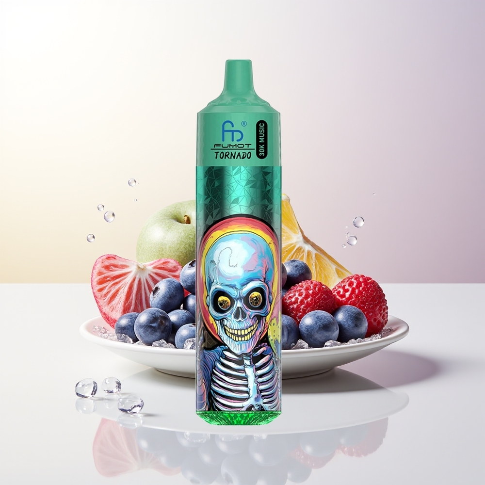 Fumot Randm Tornado 30000 Blåbär Is 30mL 600mAh Mesh Coil LED Display