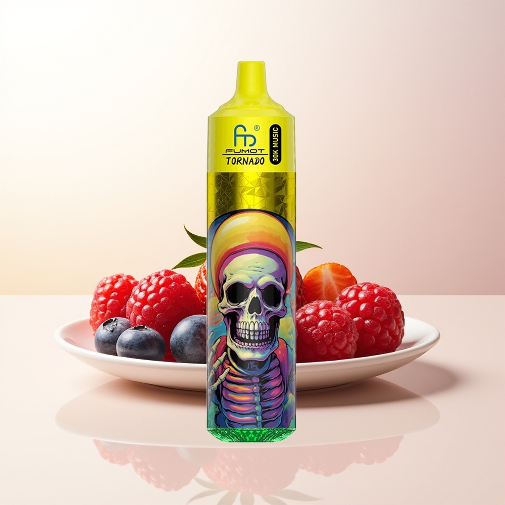 Fumot Randm Tornado 30000 Puffs Jordgubb Blåbär Hallon 30mL 5 600mAh LED