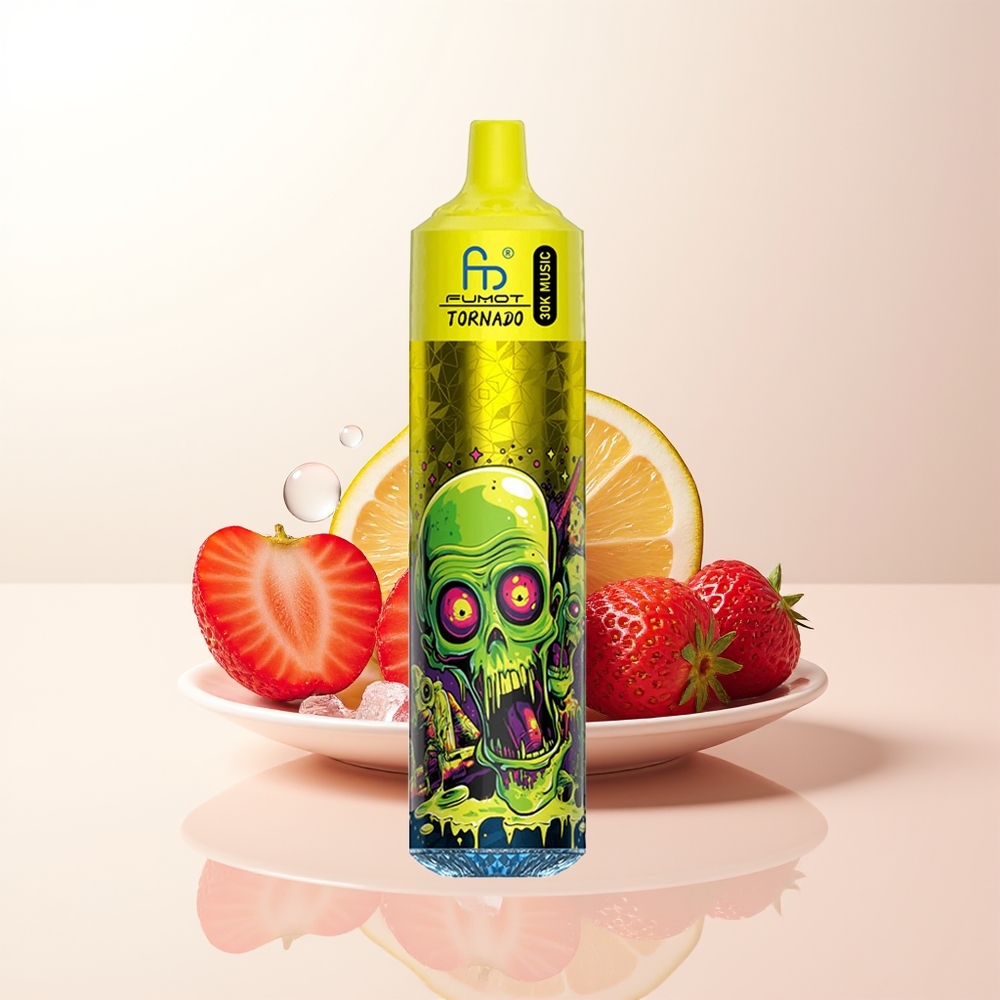 Fumot Randm Tornado 30000 Puffs Jordgubb Is 30mL 5 600mAh LED Display
