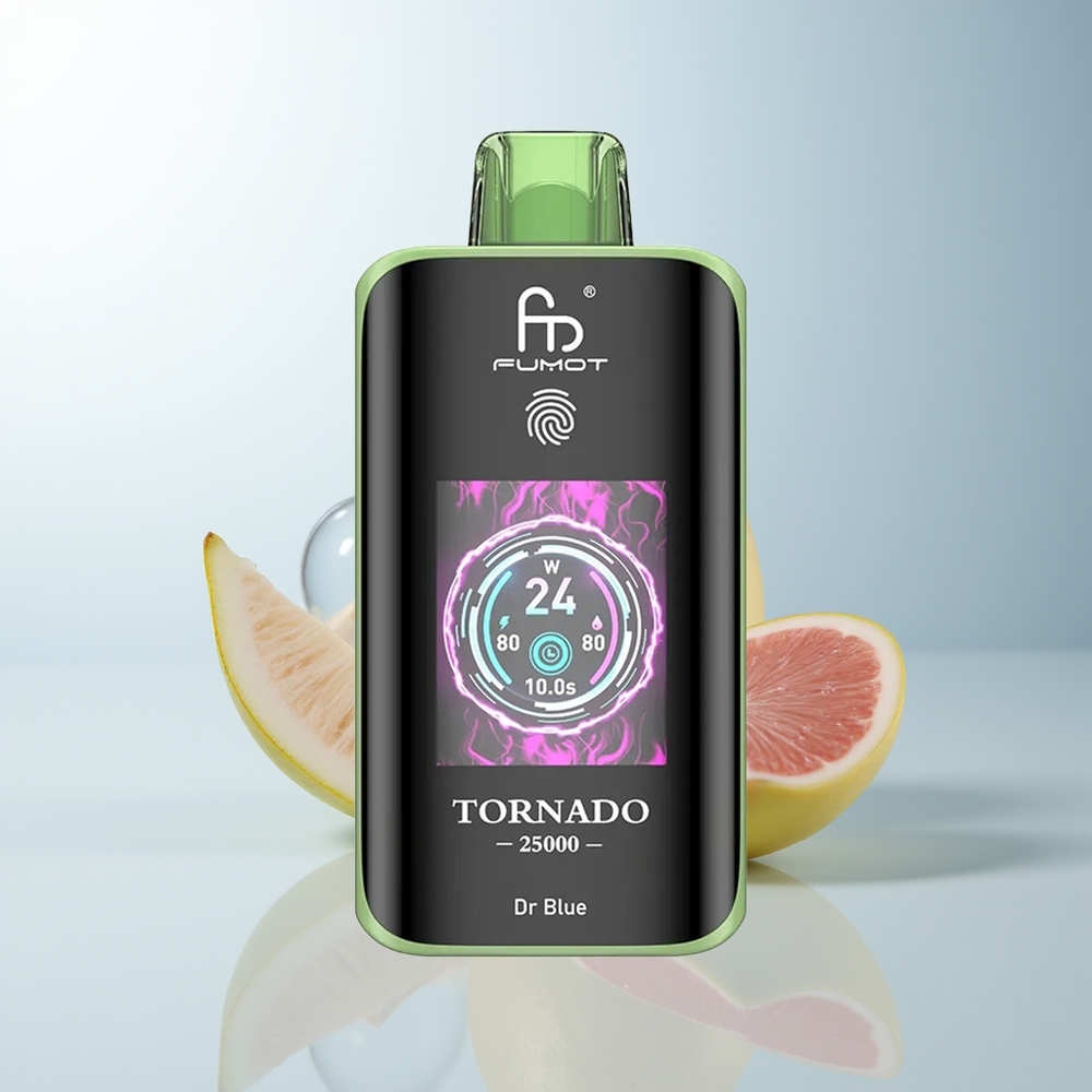 Fumot Tornado 25000 Dr Blå HD Skärm 700mAh 20ml Typ-C