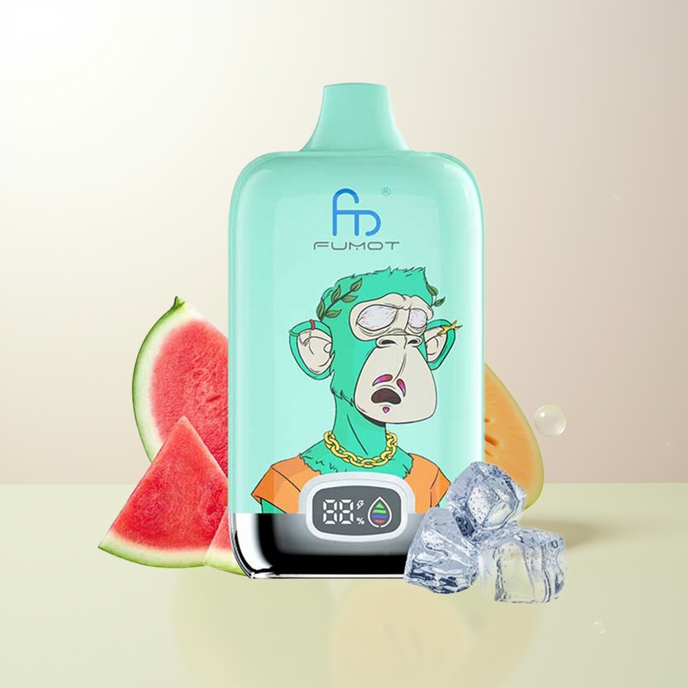 Fumot Tornado Digital Box 12000 Puffs Cool Mint Digital Box MTL Mesh Coil 20ml Rechargebar