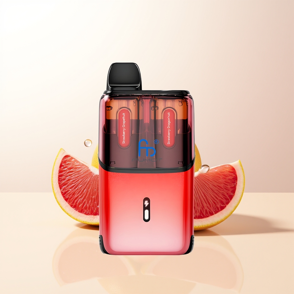 Fumot Ultra T32000 32000 puff Jordgubb Grapefrukt - Jordgubb Drakfrukt 800mAh 24ml 20mg Mesh Coil Type-C