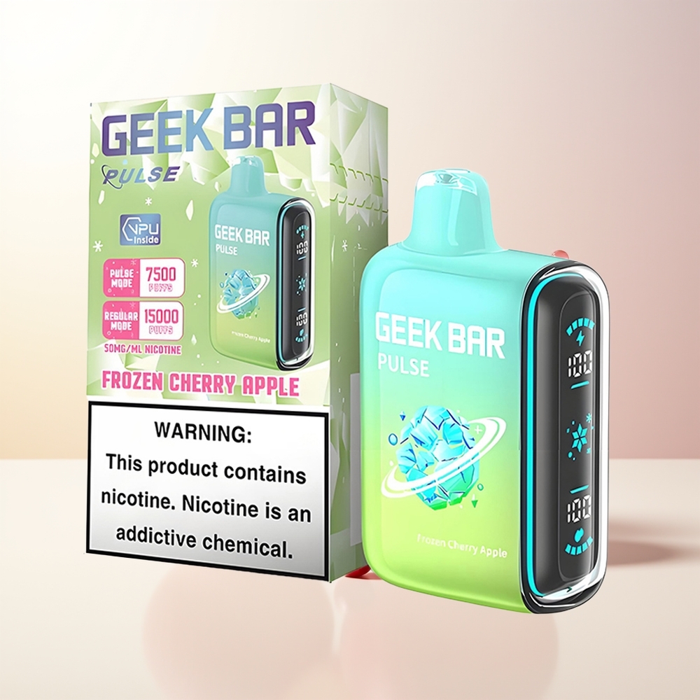 GEEK BAR Pulse 15000 Puffs 16ML 5 Fryst Edition USB-C Luftflödesreglering 650 mAh