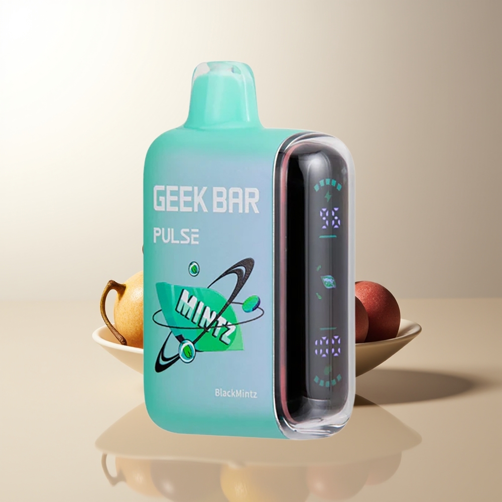 GEEK BAR Pulse 15000 Puffs Mynta Edition 16ML 5 USB-C Luftflödesreglering 650mAh