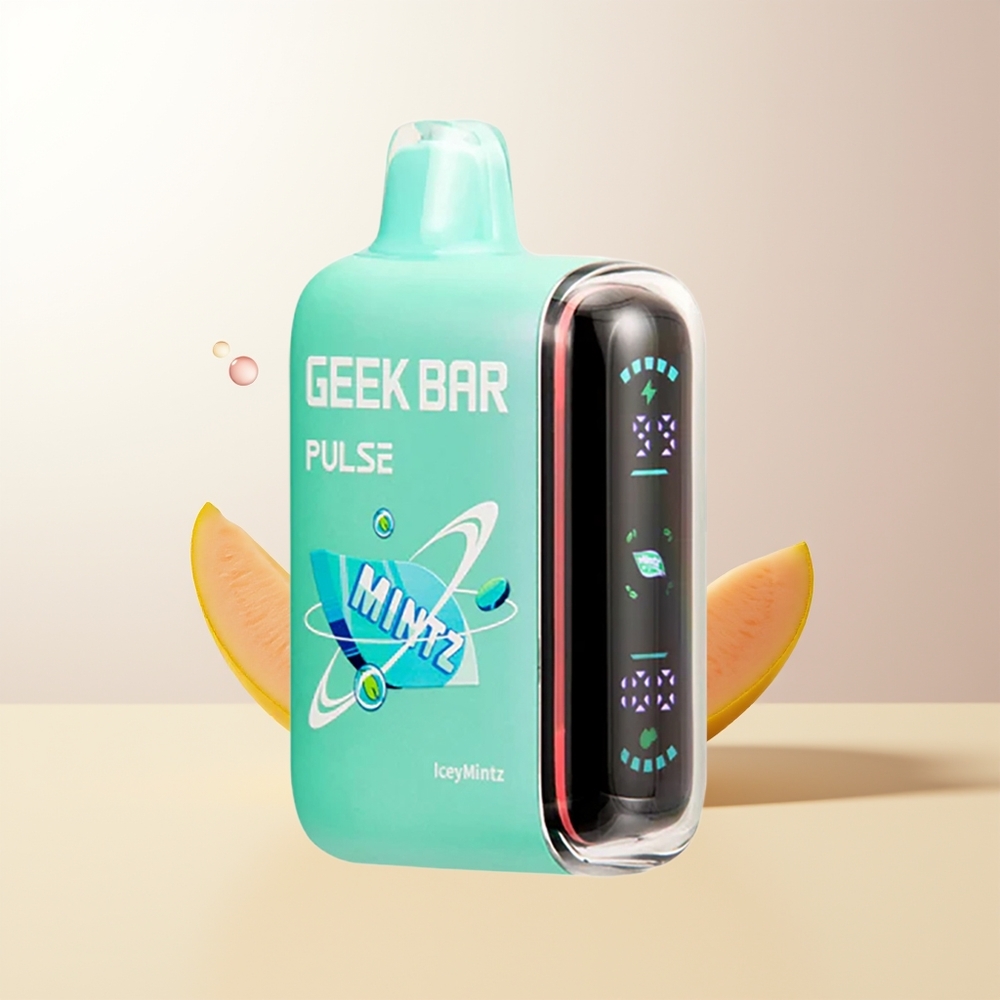 GEEK BAR Pulse 15000 Puffs Mynta Edition 16ML 5 USB-C Luftflödesreglering 650mAh