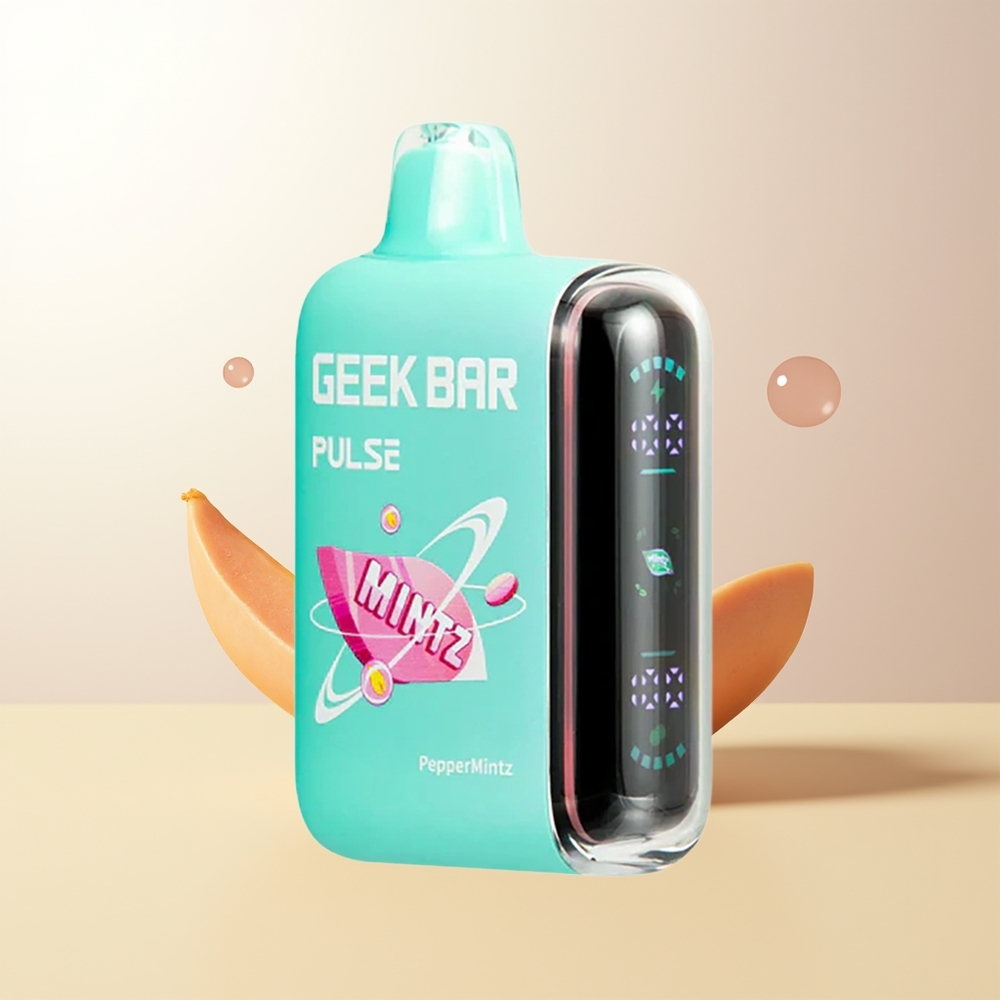 GEEK BAR Pulse 15000 Puffs Mynta Edition 16ML 5 USB-C Luftflödesreglering 650mAh