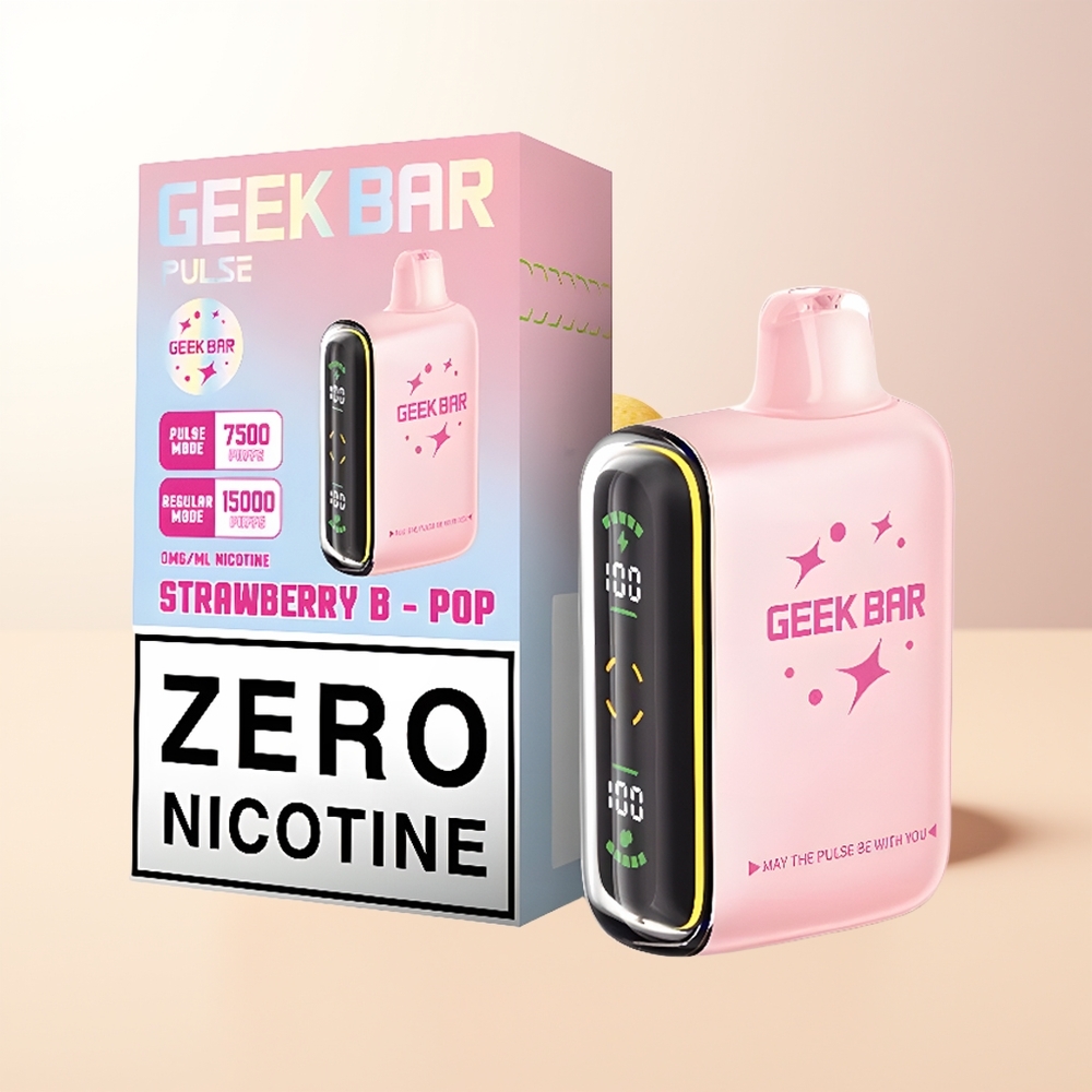 GEEK BAR Pulse 15000 Puffs Nikotinfri 16ML USB-C Luftflödesreglering