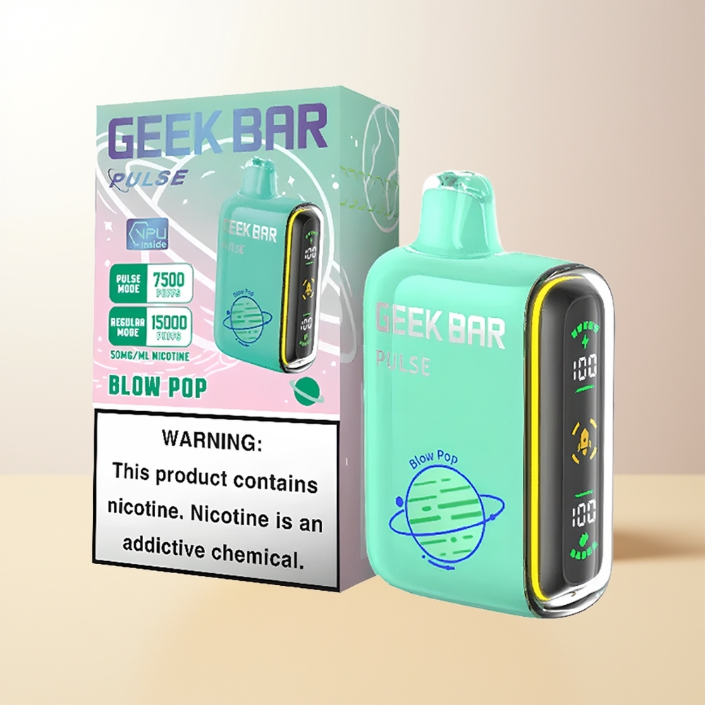 GEEK BAR Pulse 15000 puffar 16ML 5 Nikotin USB Type-C Planet Edition