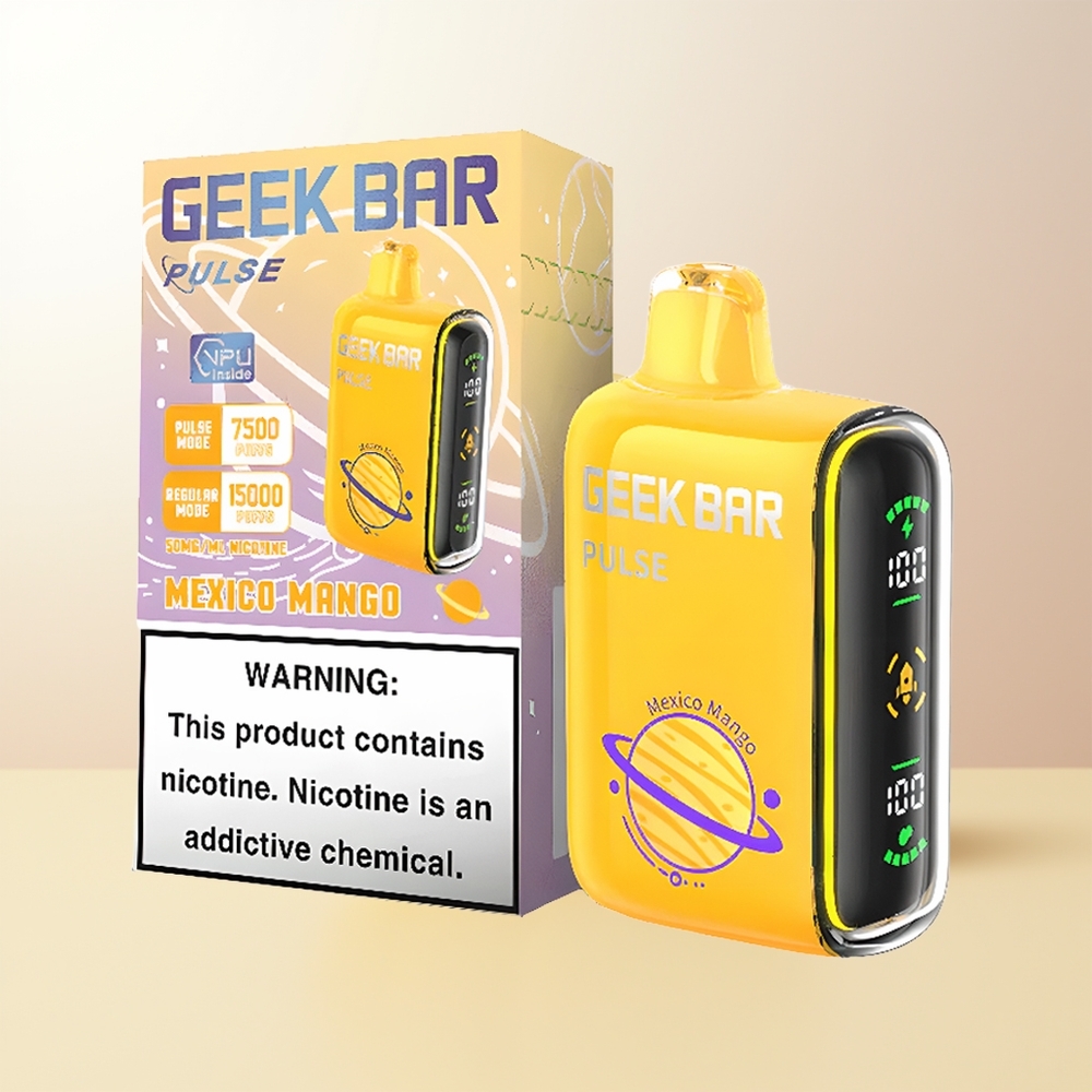GEEK BAR Pulse 15000 puffar 16ML 5 Nikotin USB Type-C Planet Edition