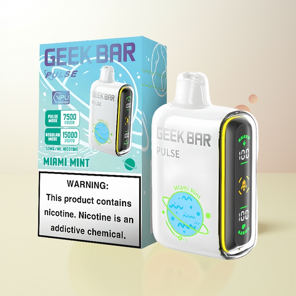 GEEK BAR Pulse 15000 puffar 16ML 5 Nikotin USB Type-C Planet Edition