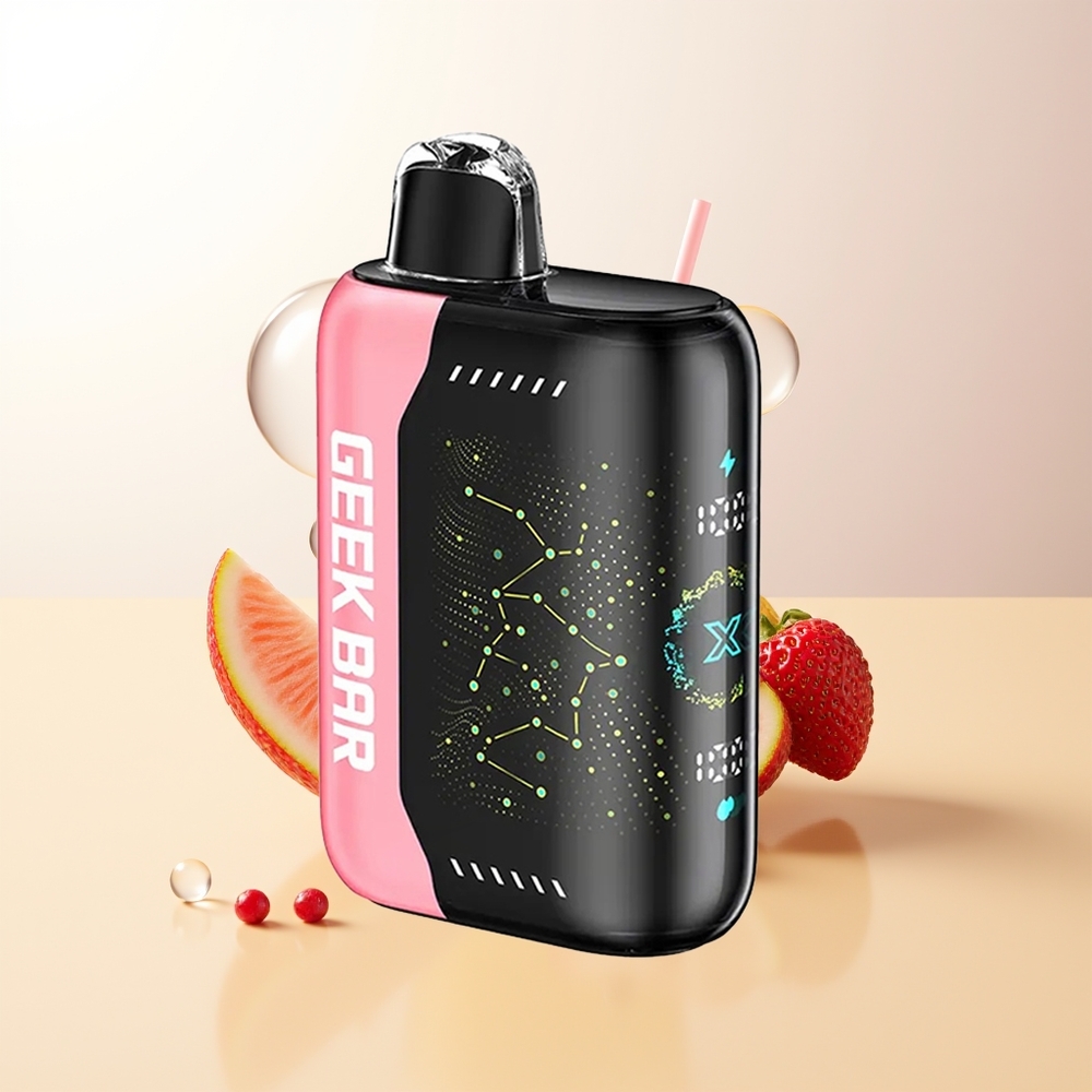 GEEK BAR Pulse X 25000 Puffar 18mL E-vätska USB Type-C Laddningsport Dual Mesh Coil