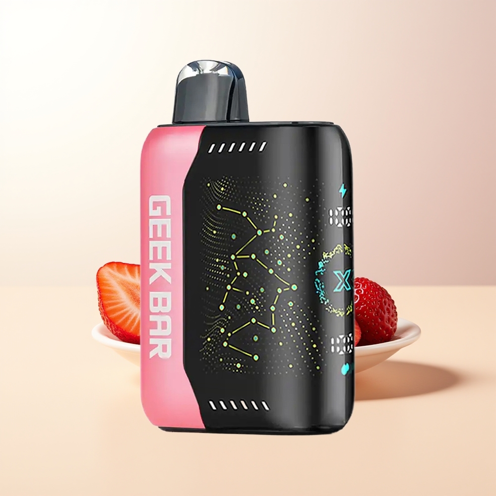 GEEK BAR Pulse X 25000 Puffar 18mL E-vätska USB Type-C Laddningsport Dual Mesh Coil