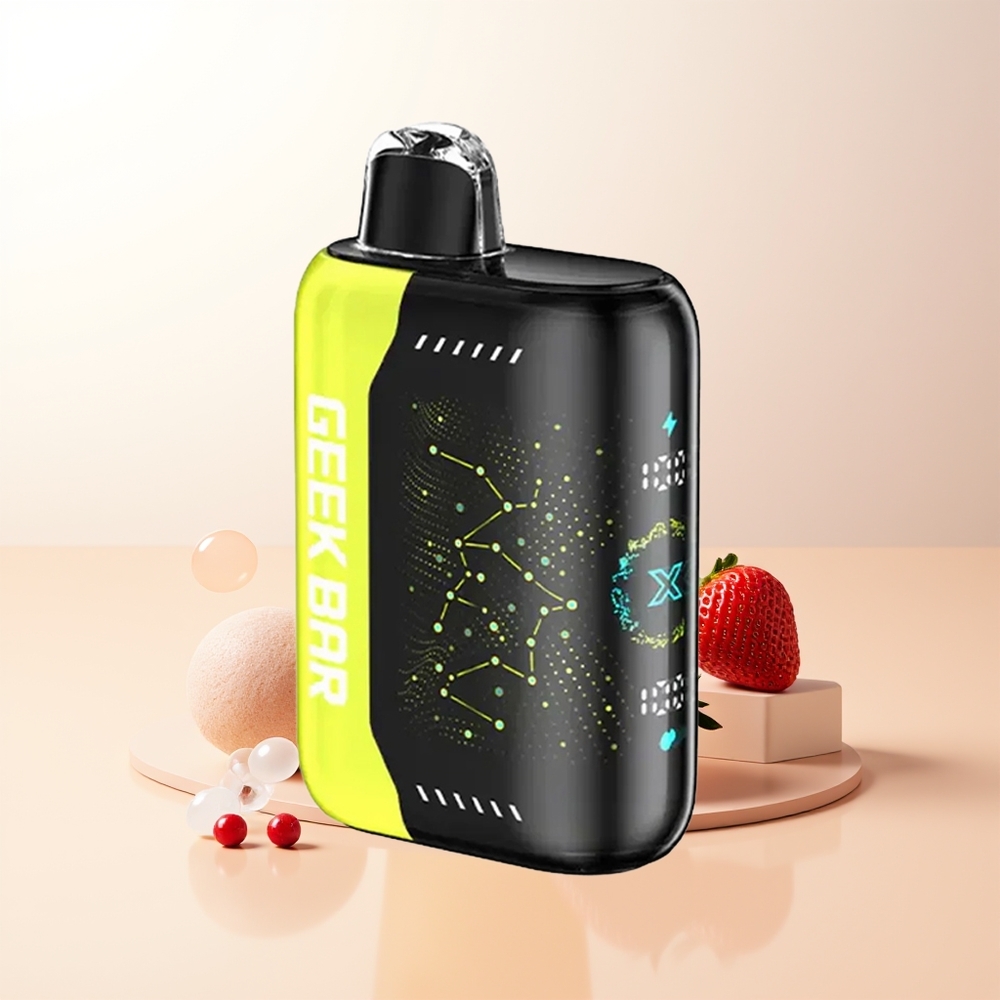 GEEK BAR Pulse X 25000 Puffar 18mL E-vätska USB Type-C Laddningsport Dual Mesh Coil