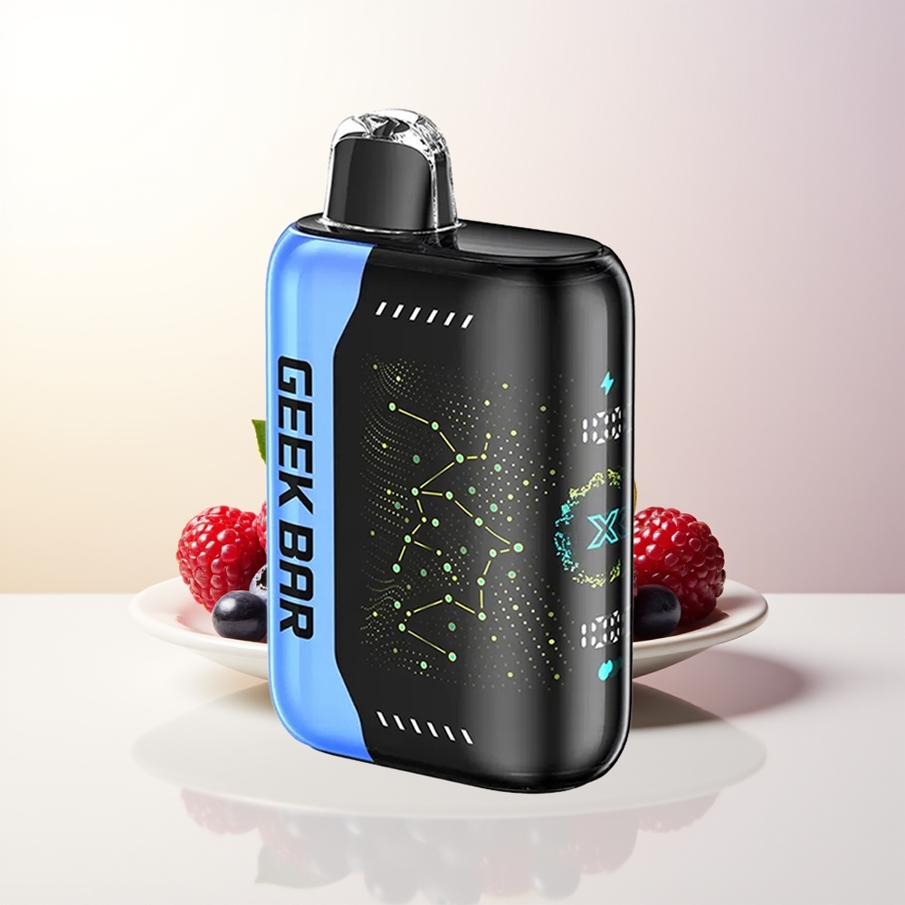 GEEK BAR Pulse X 25000 Puffar 18mL E-vätska USB Type-C Laddningsport Dual Mesh Coil