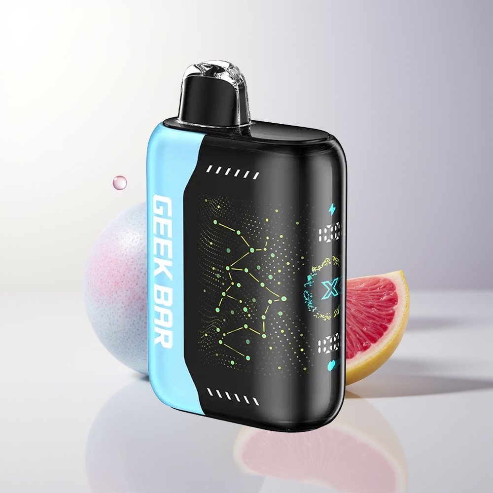 GEEK BAR Pulse X 25000 Puffar 18mL E-vätska USB Type-C Laddningsport Dual Mesh Coil