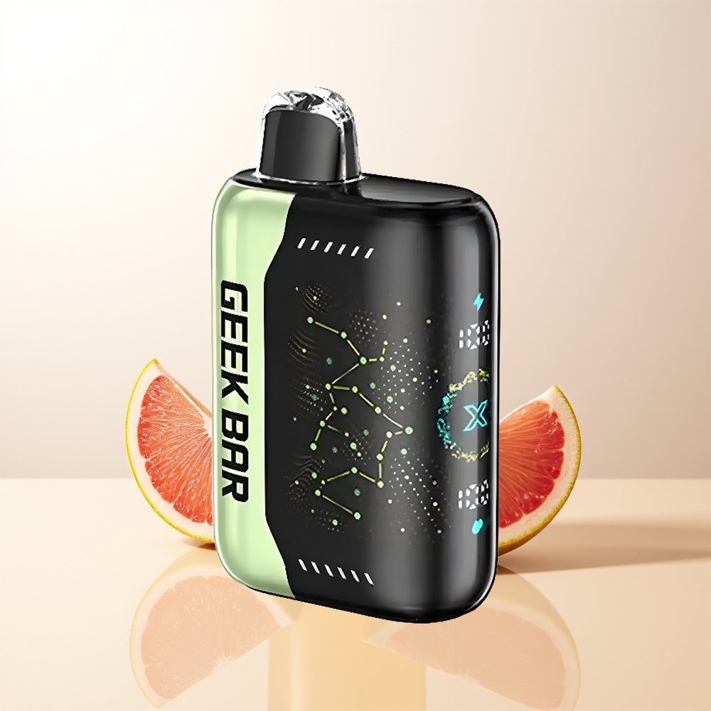 GEEK BAR Pulse X 25000 Puffar 18mL E-vätska USB Type-C Laddningsport Dual Mesh Coil