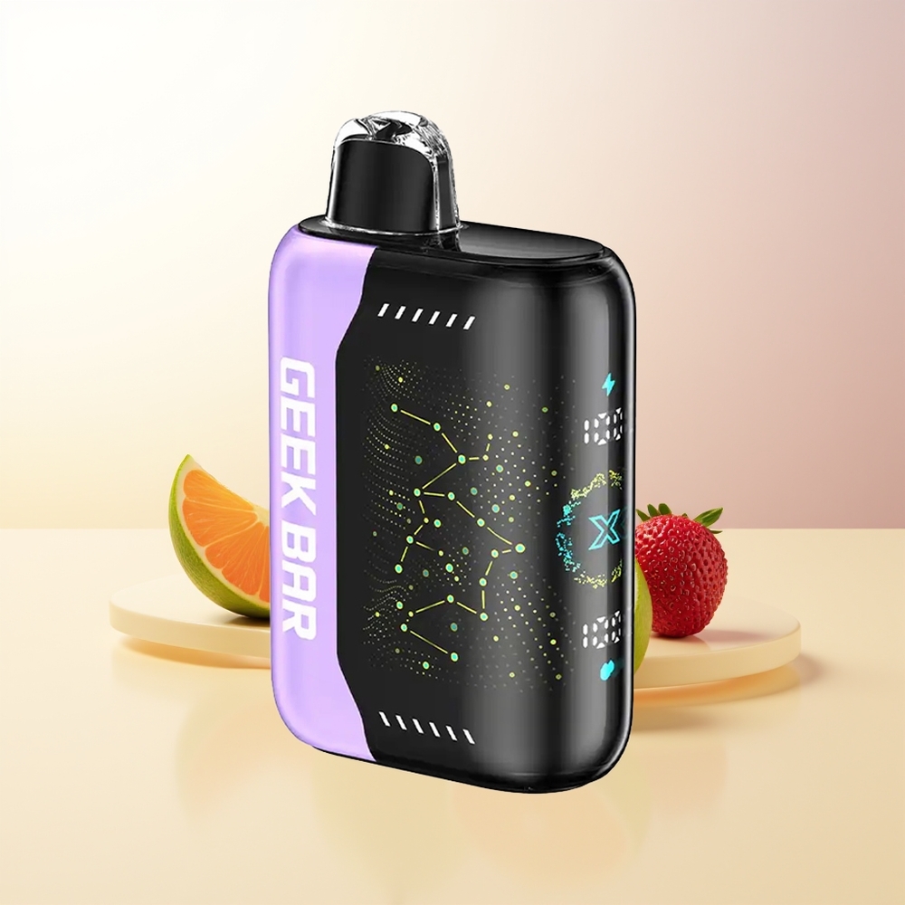 GEEK BAR Pulse X 25000 Puffar 18mL E-vätska USB Type-C Laddningsport Dual Mesh Coil