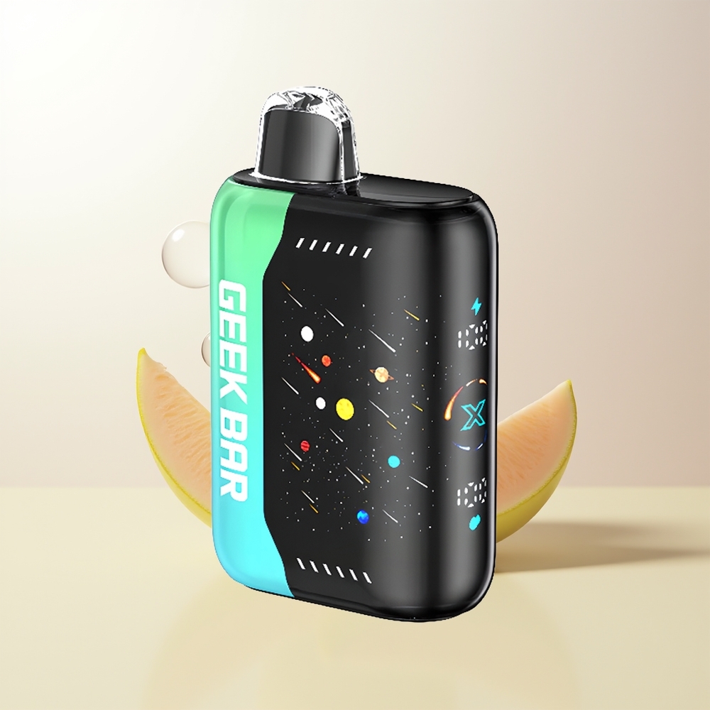 GEEK BAR Pulse X 25000 Puffar Meteor Edition 18mL 0-5 Nikotin USB-C Laddning Dubbla Mesh Coil
