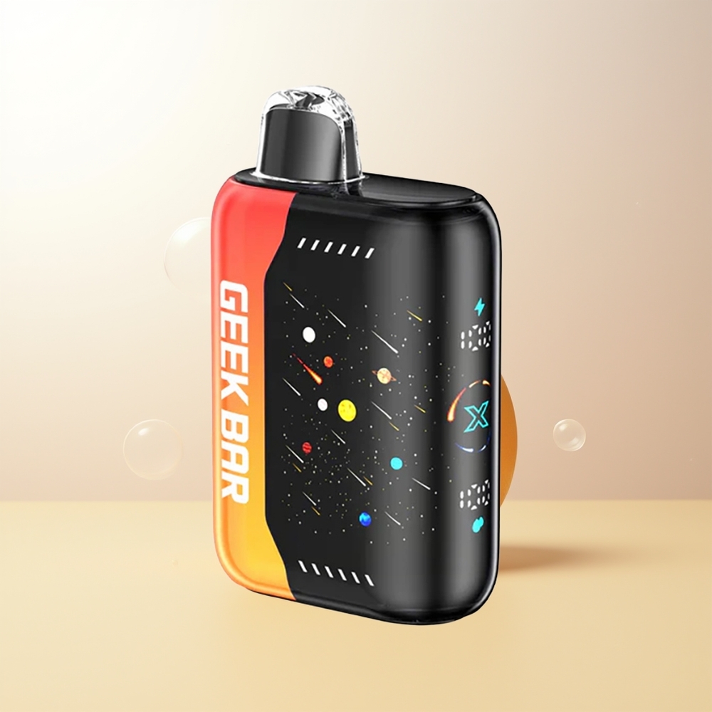 GEEK BAR Pulse X 25000 Puffar Meteor Edition 18mL 0-5 Nikotin USB-C Laddning Dubbla Mesh Coil