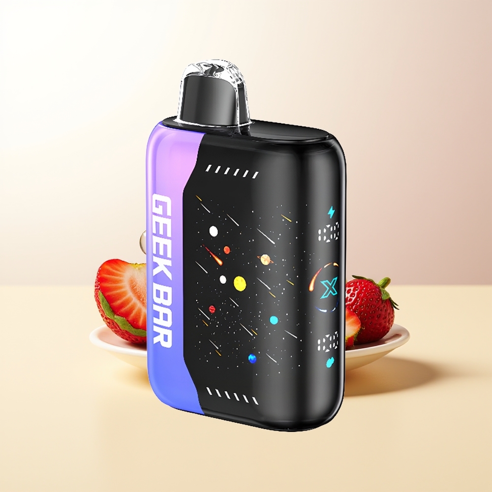 GEEK BAR Pulse X 25000 Puffar Meteor Edition 18mL 0-5 Nikotin USB-C Laddning Dubbla Mesh Coil
