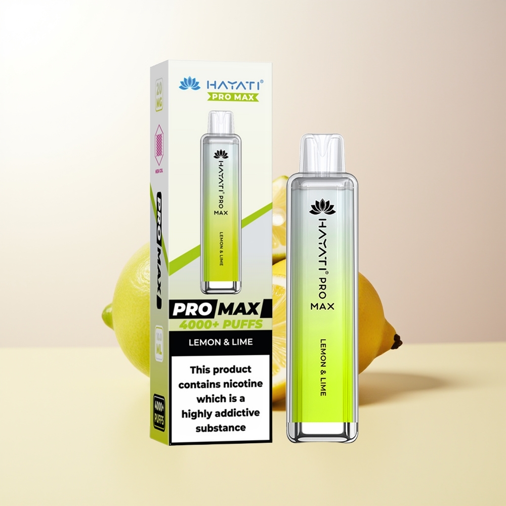 Hayati Pro Max 4000 Citron  Lime 1400mAh 2ml/10ml TPD-Compliant