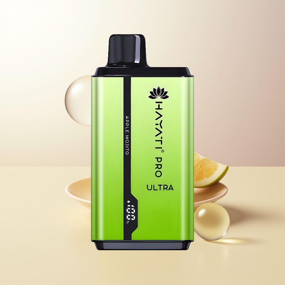 Hayati Pro Ultra 15000 Puffar Äpple Mojito 2 12ml 2 Nikotin