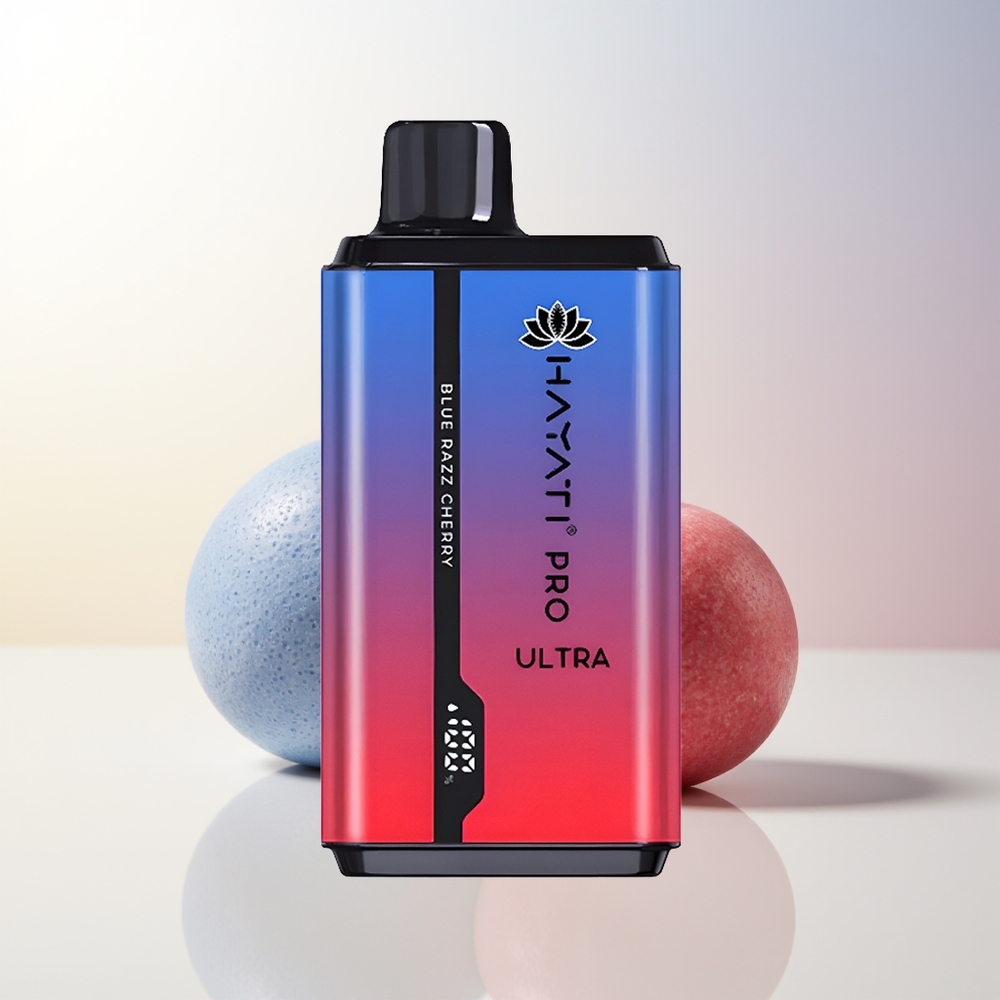 Hayati Pro Ultra 15000 Puffs Blå Hallon Körsbir Disposable Vape
