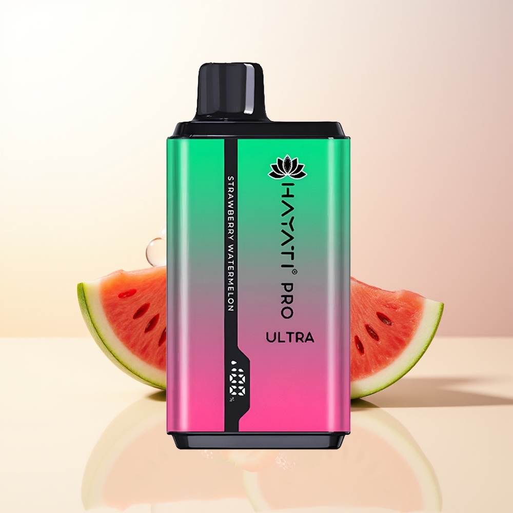 Hayati Pro Ultra 15000 Puffs Jordgubb Vattenmelon 850mAh 24ml 2