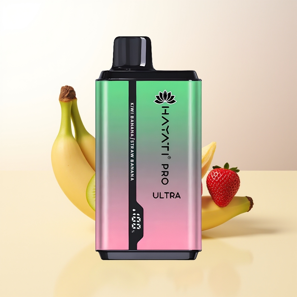 Hayati Pro Ultra 15000 Puffs Kiwi Banan Jordgubbsbanan 2 12ml 2