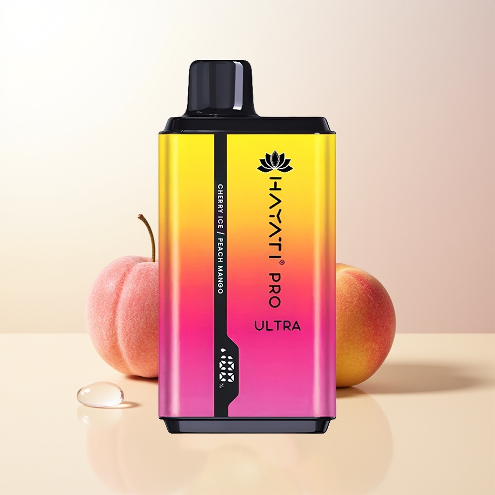 Hayati Pro Ultra 15000 Puffs Körsbär Is Persika Mango 2x12ml 2