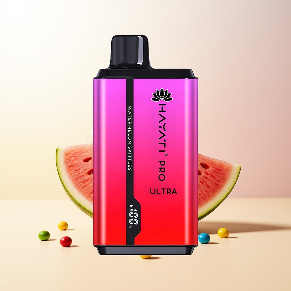 Hayati Pro Ultra 15000 Puffs Vattenmelon Skittles 2x12ml 2 Nikotin 850mAh