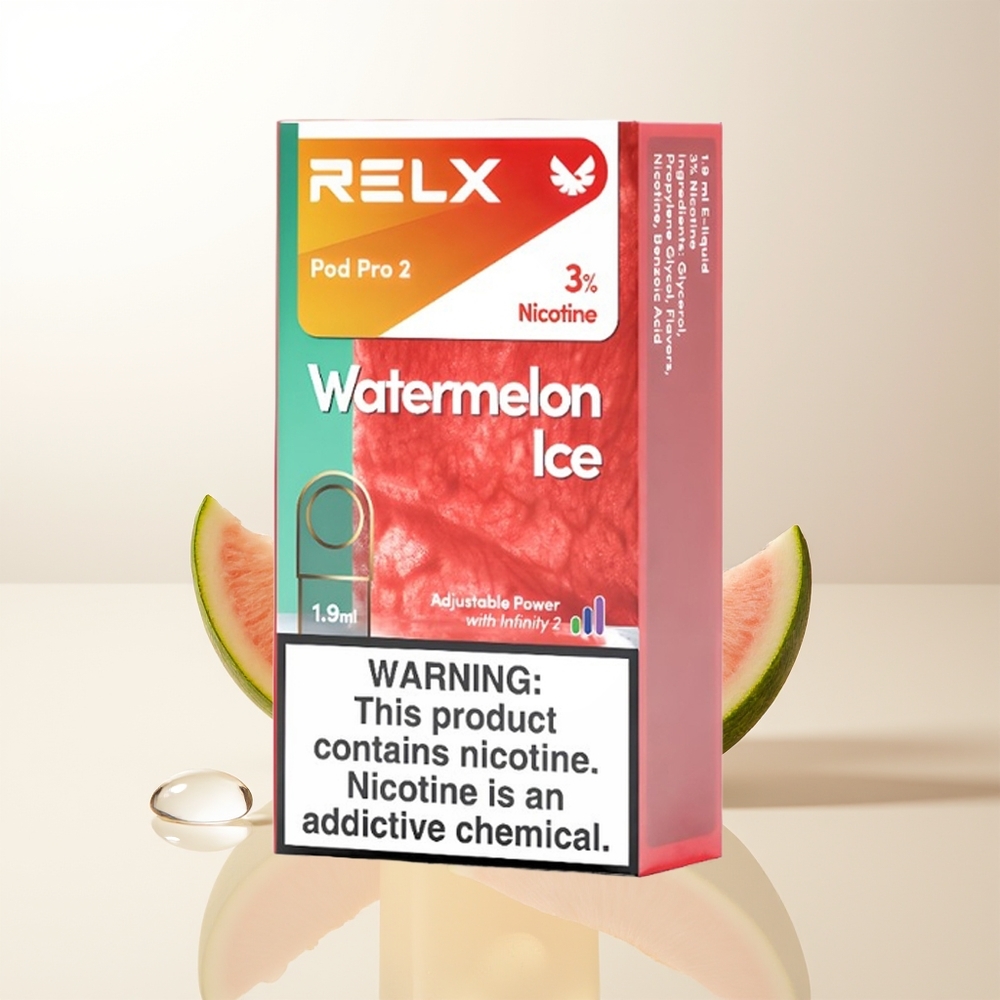 RELX Pod Pro 2 600 Puff 19ml 3 Voltage Vattenmelon Is