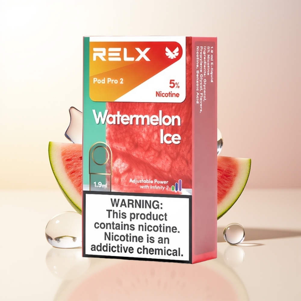 RELX Pod Pro 2 600 puffar 19ml 3 spänningslägen Vattenmelon Is