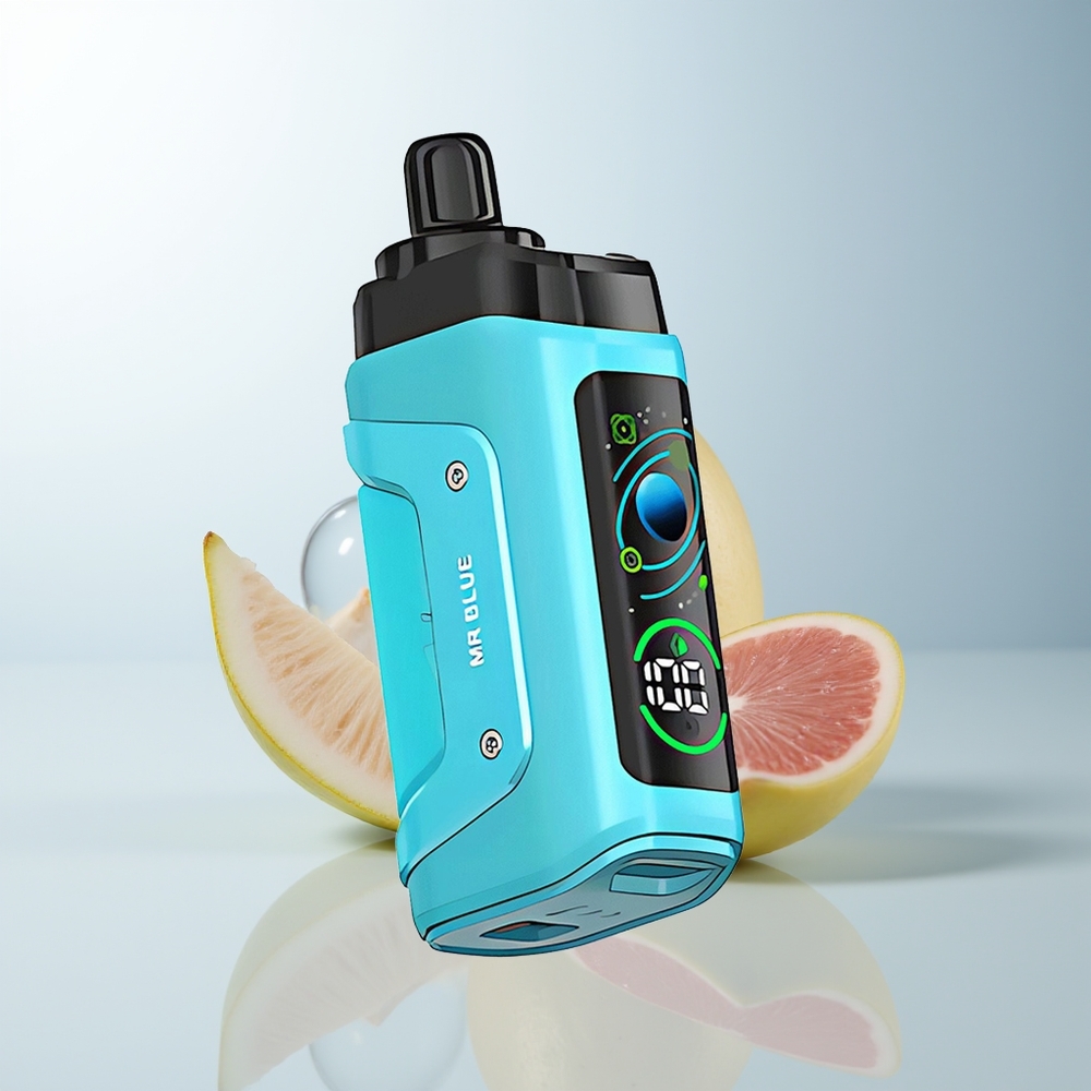 Razz Bar 45000 Puffs Herr Blå Mesh Coil 20mg/ml Nicotine Type-C Rechargeable