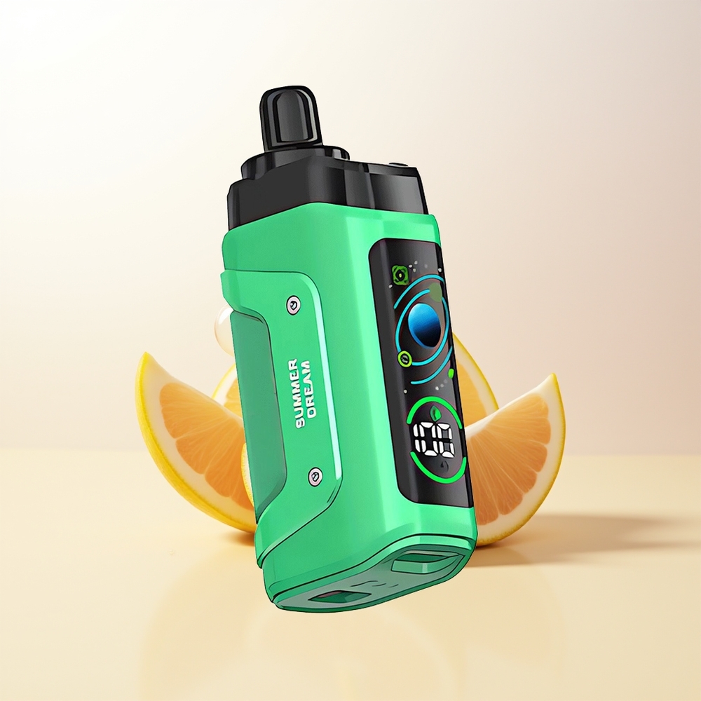 Razz Bar 45000 Puffs Sommar Dröm Mesh Coil Justerbar Luftflöde Type-C Laddningsbart